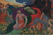 Rupert Bunny The Rape of Persephone oil painting reproduction